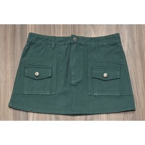 RSQ Green Cotton Skirt Size Medium